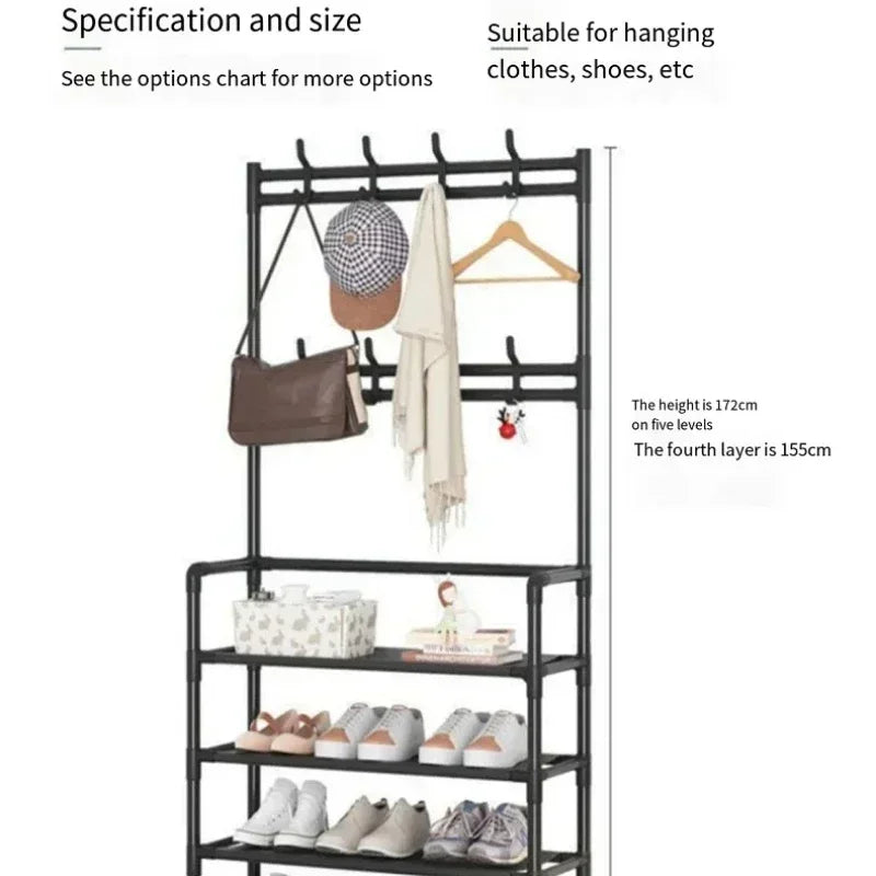 Multi-Layer Shoe & Hat Rack