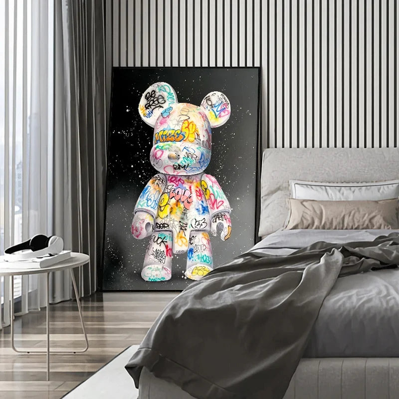 Cartoon Graffiti Bear Canva