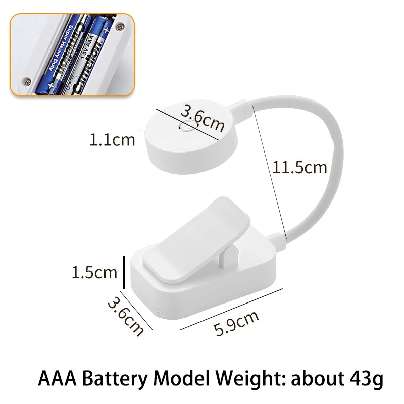 360° Portable LED Book Lights