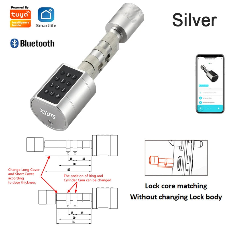 Tuya APP Fingerprint Smart Door Lock