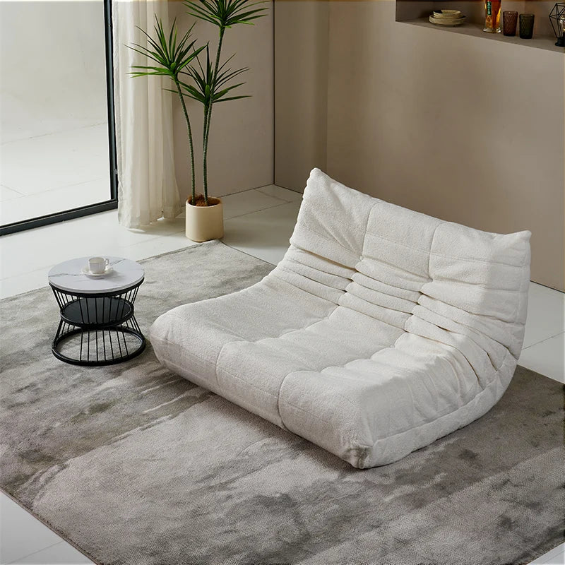 Cloud Furniture Minimalist Tatami Sofa – Lazy Reclining Caterpillar Leisure Chair