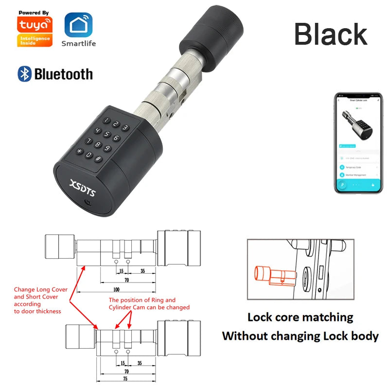 Tuya APP Fingerprint Smart Door Lock