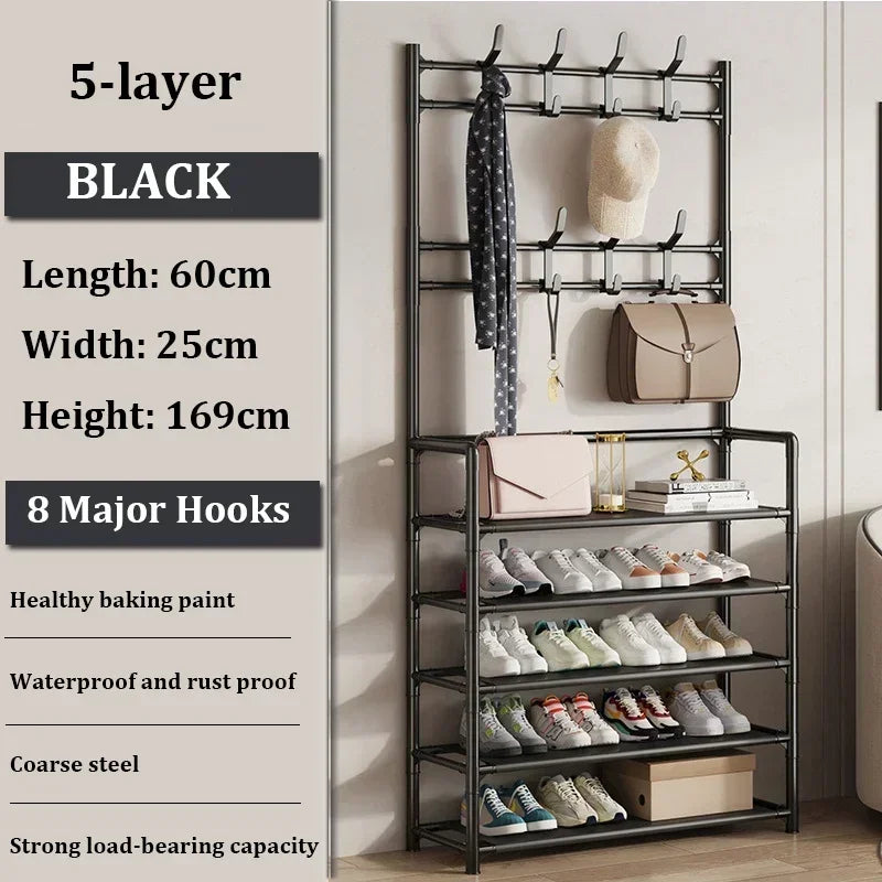 Multi-Layer Shoe & Hat Rack