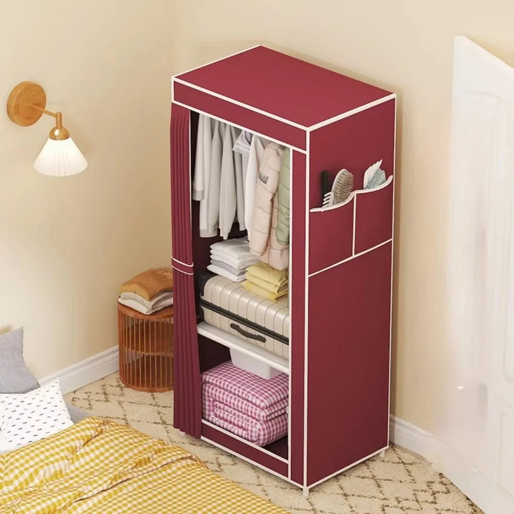 Dust-Proof Wardrobe & Fold-Able Portable Multi-Function Cabinet