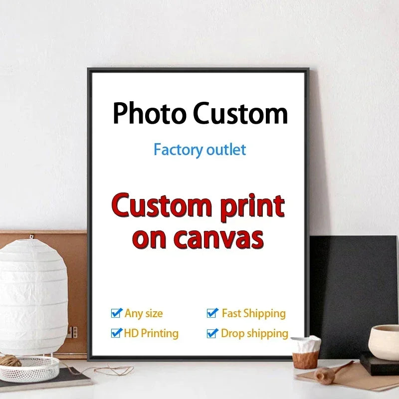 YWDECOR Custom Canvas Print