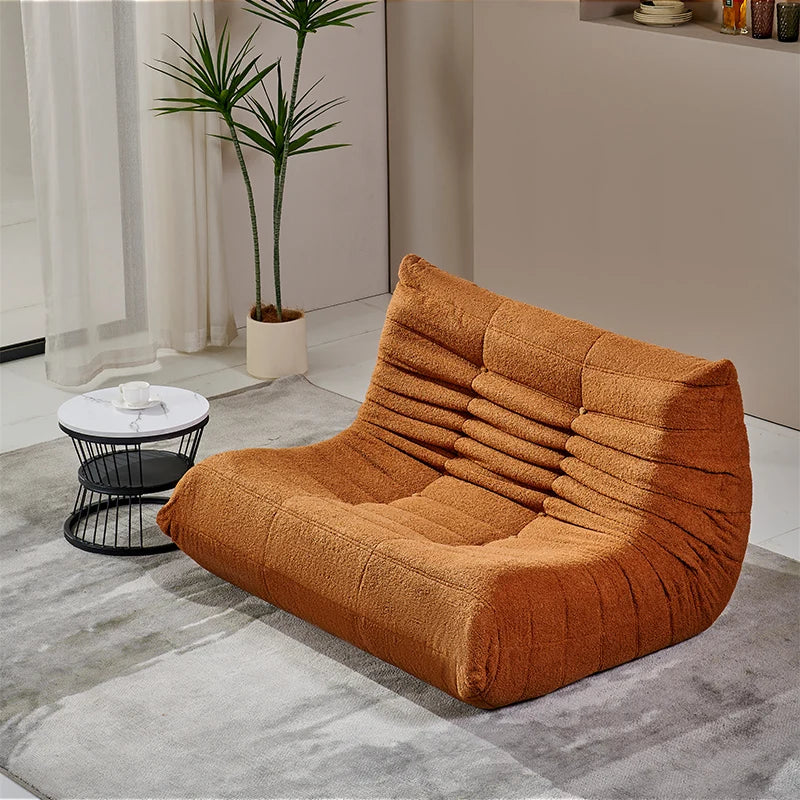 Cloud Furniture Minimalist Tatami Sofa – Lazy Reclining Caterpillar Leisure Chair