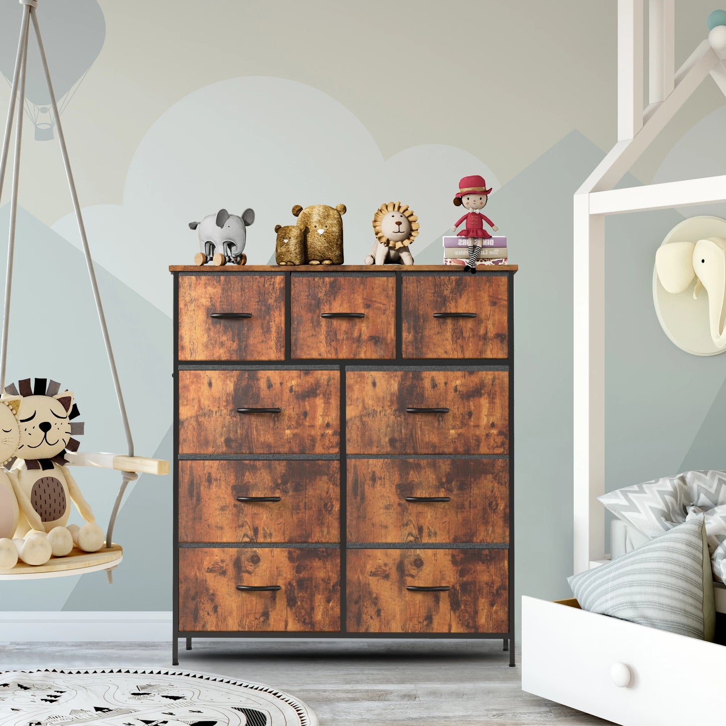 JHK Drawer Wardrobe Cabinet Furniture