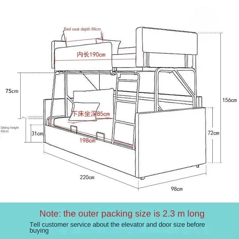 Smart Foldable Bunk Bed