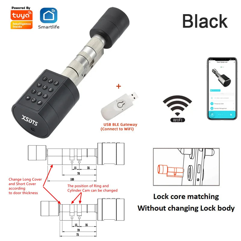 Tuya APP Fingerprint Smart Door Lock