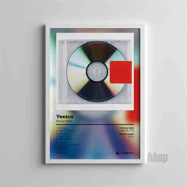 Kanye West Hip-Hop Album Poster