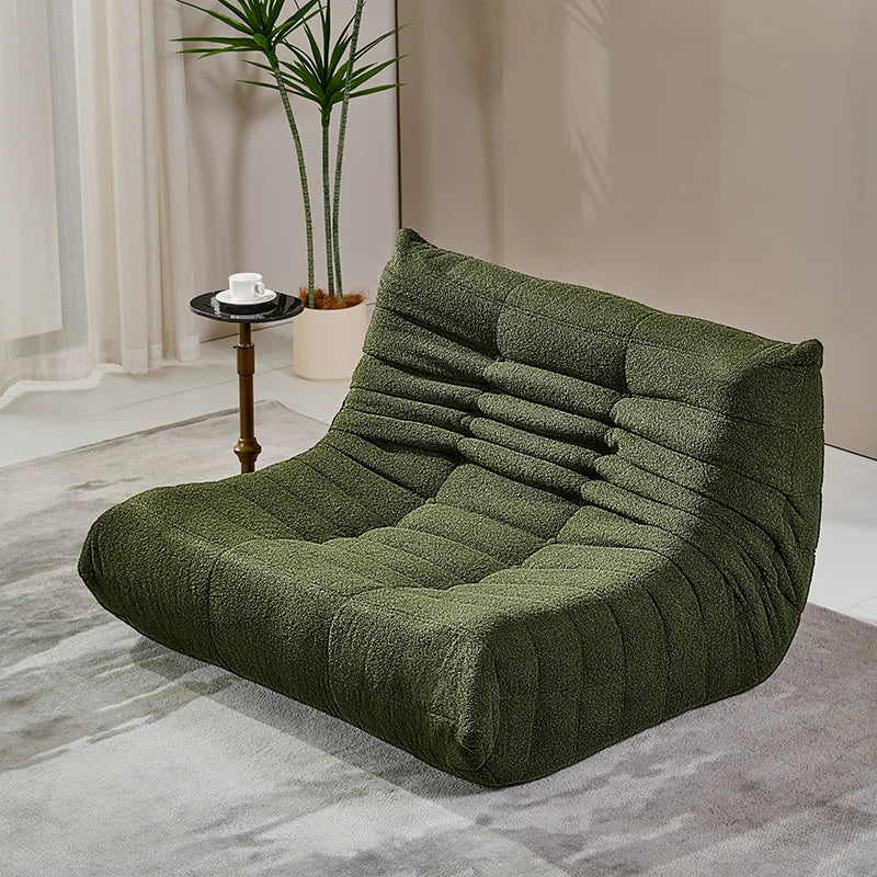 Cloud Furniture Minimalist Tatami Sofa – Lazy Reclining Caterpillar Leisure Chair