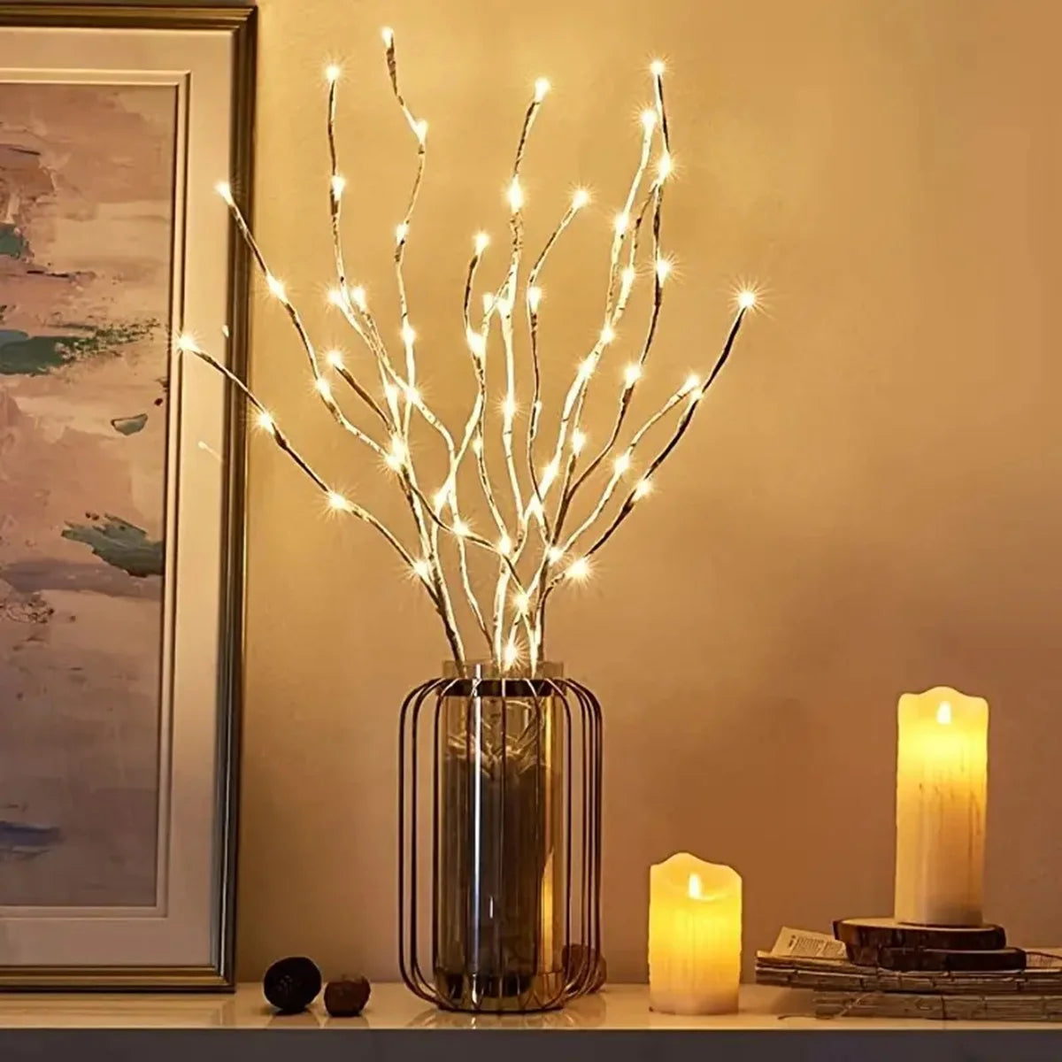 White Birch Branch Light LED