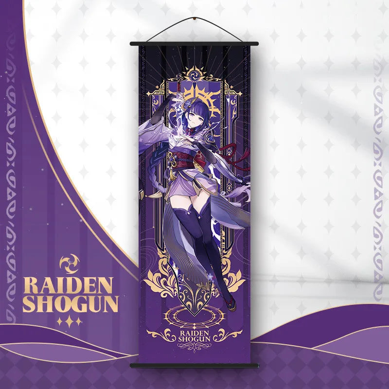 Genshin Impact Canvas Scroll