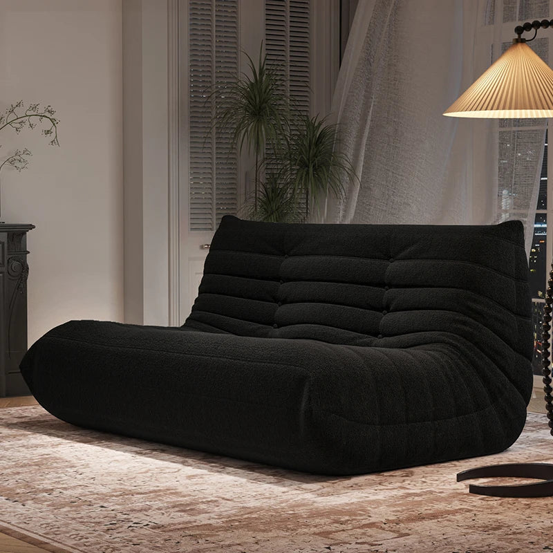 Cloud Furniture Minimalist Tatami Sofa – Lazy Reclining Caterpillar Leisure Chair