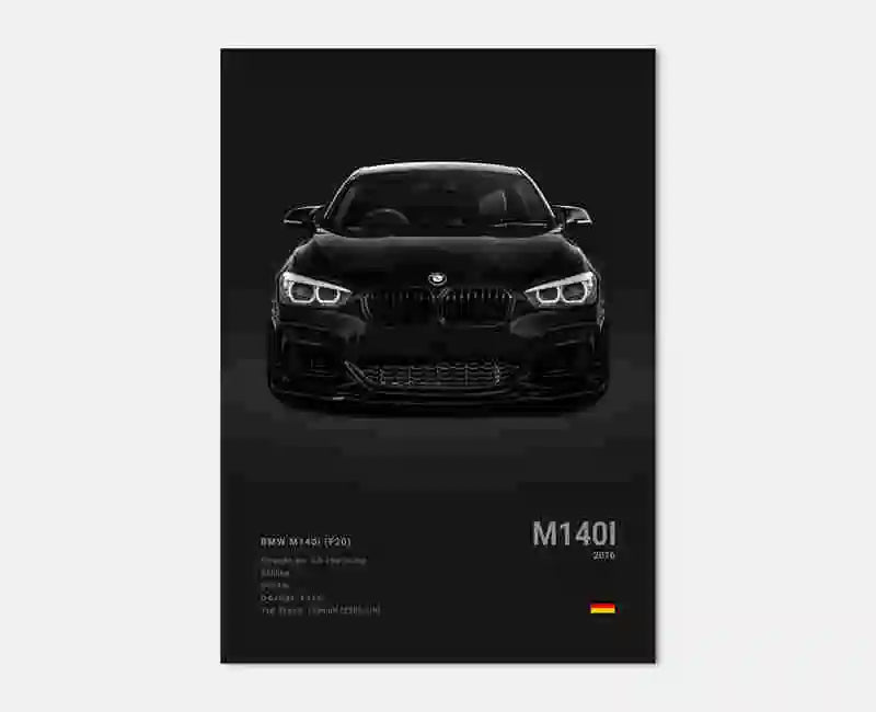 Pop Black And White Luxury Supercar Wall Art