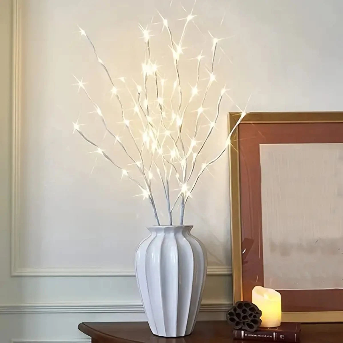 White Birch Branch Light LED