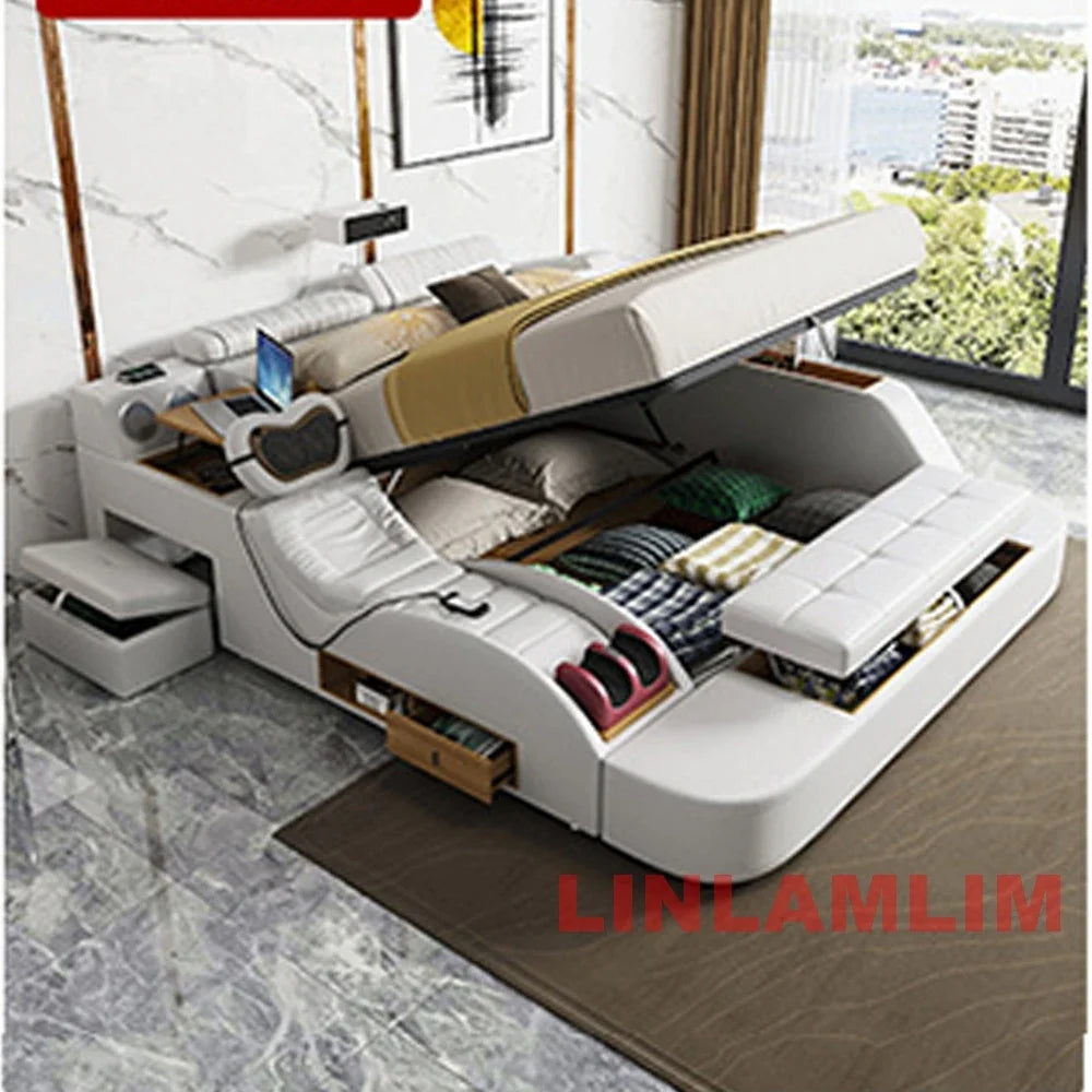 Linlamlim Modern Smart Bed – Futuristic Multifunctional Massage Bed