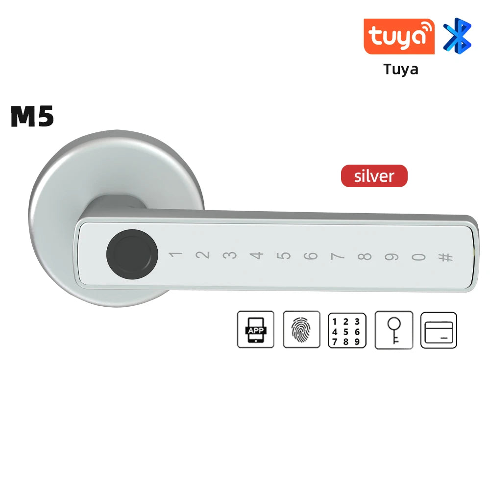 RAYKUBE Tuya BLE Fingerprint Door Lock