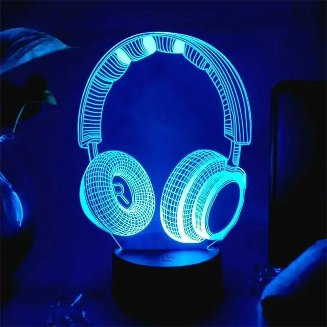 3D LED RGB Gaming Lamp