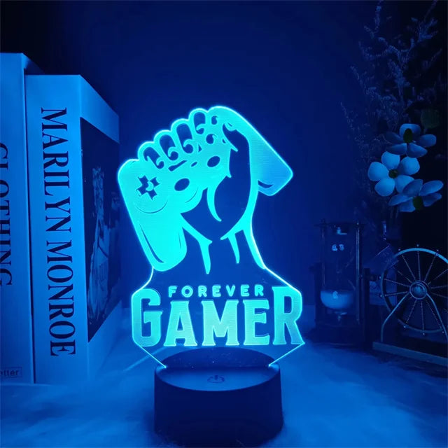 3D LED RGB Gaming Lamp