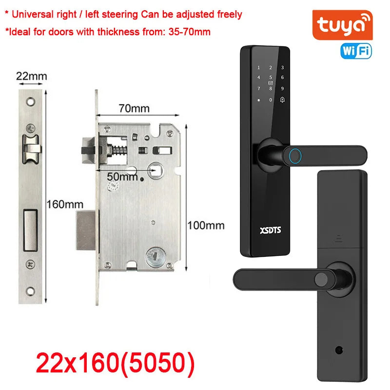 Tuya Wifi Electronic Smart Door Lock