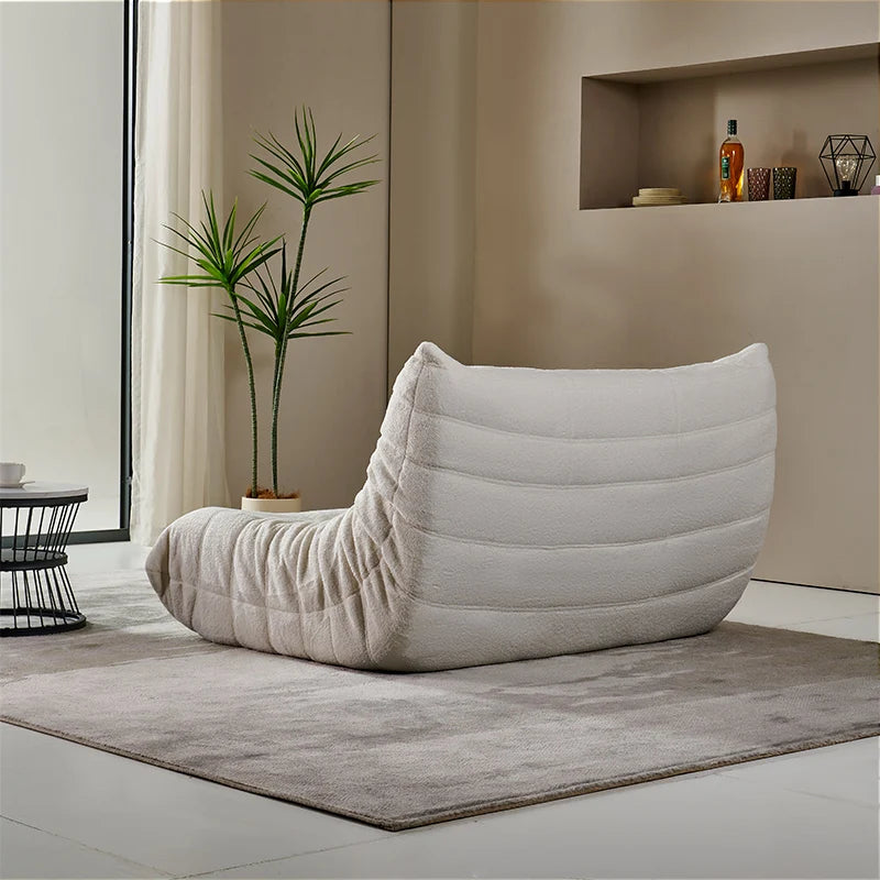 Cloud Furniture Minimalist Tatami Sofa – Lazy Reclining Caterpillar Leisure Chair