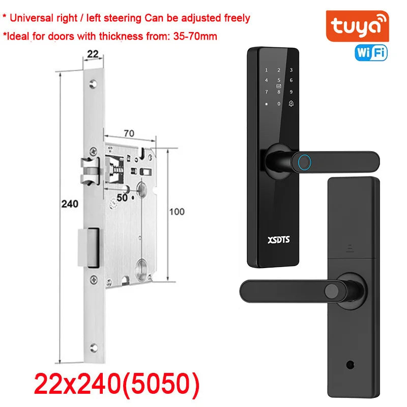 Tuya Wifi Electronic Smart Door Lock