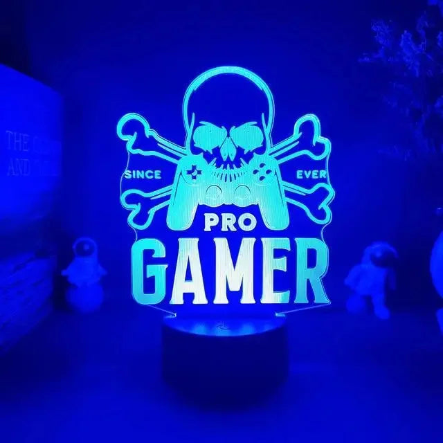 3D LED RGB Gaming Lamp