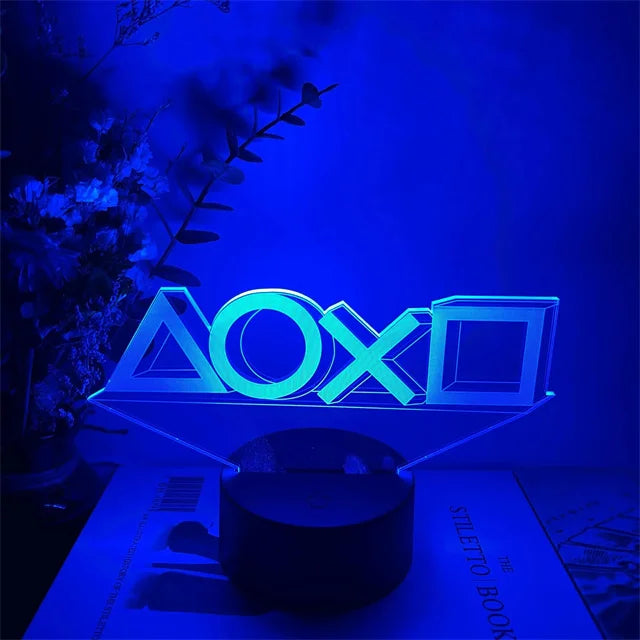 3D LED RGB Gaming Lamp