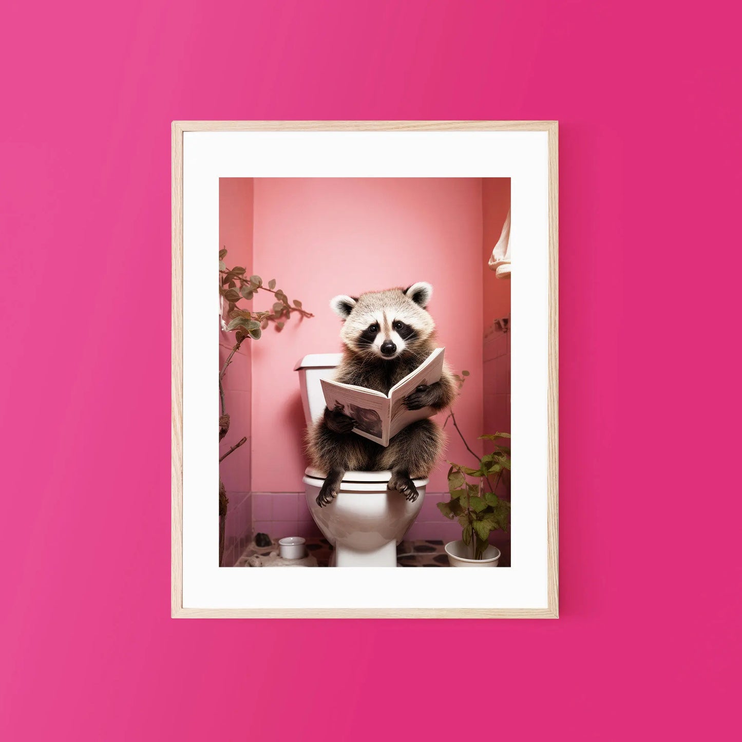 Funny Animal Canvas Wall Art