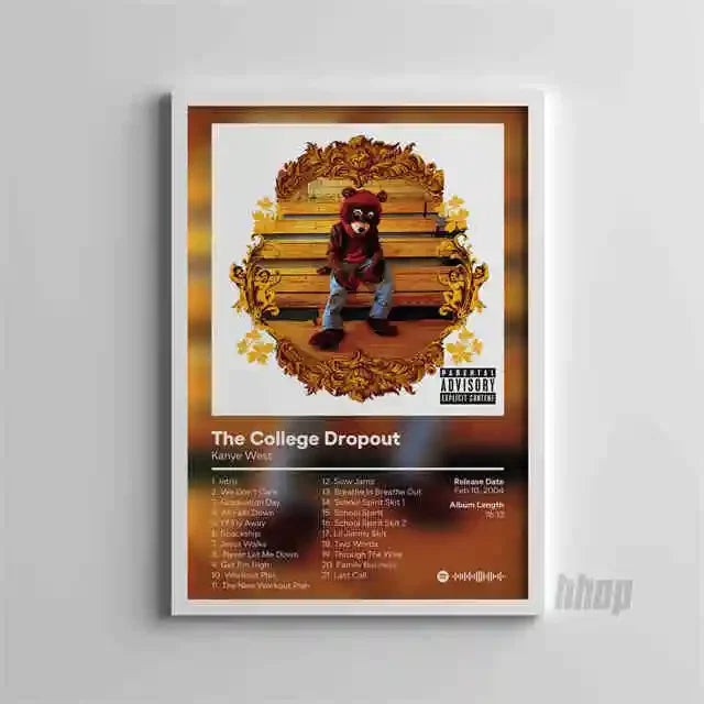 Kanye West Hip-Hop Album Poster