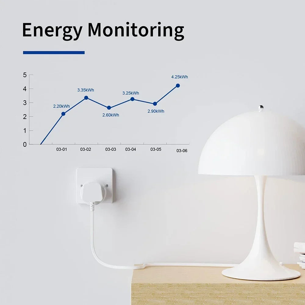 TUYA WIFI Smart Socket With Voice Control