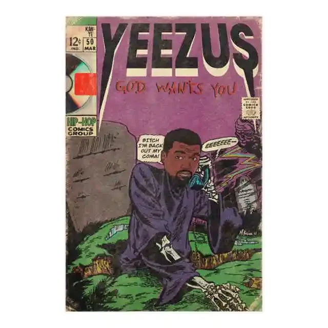 Kanye West Hip-Hop Album Poster