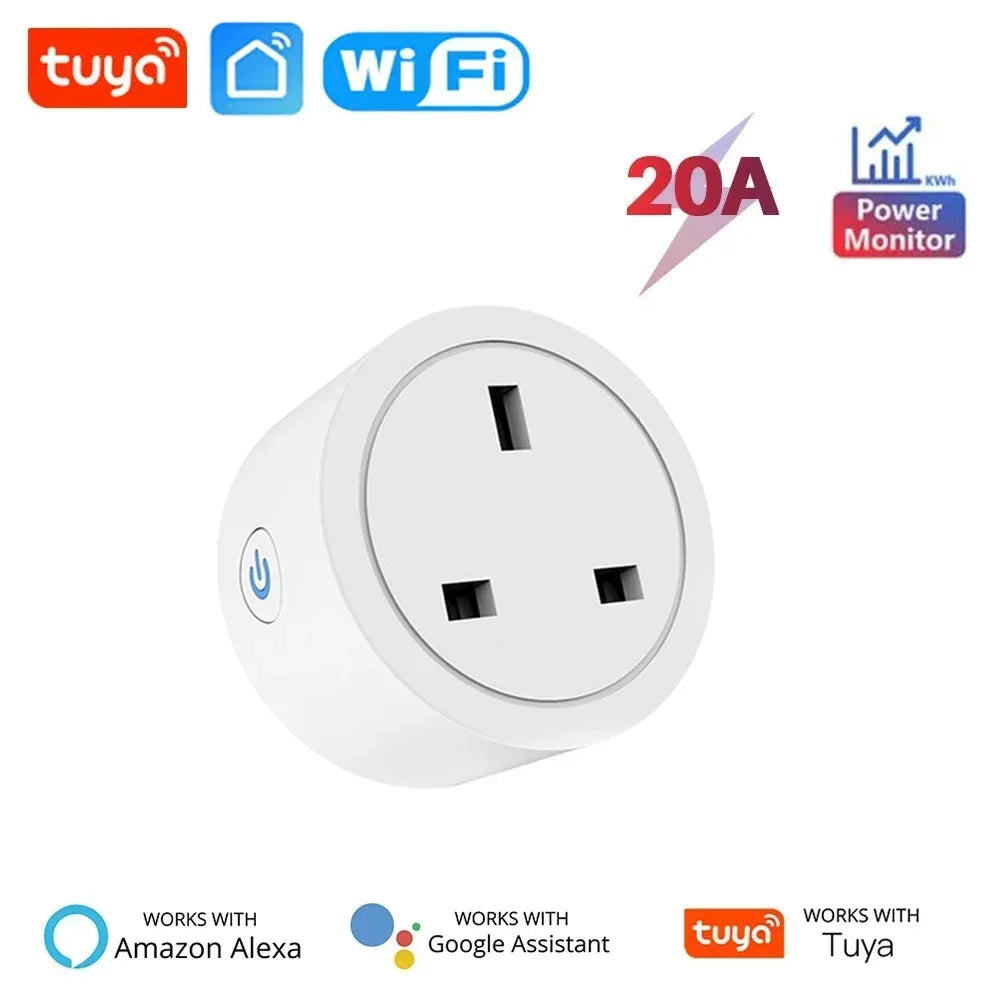 TUYA WIFI Smart Socket With Voice Control