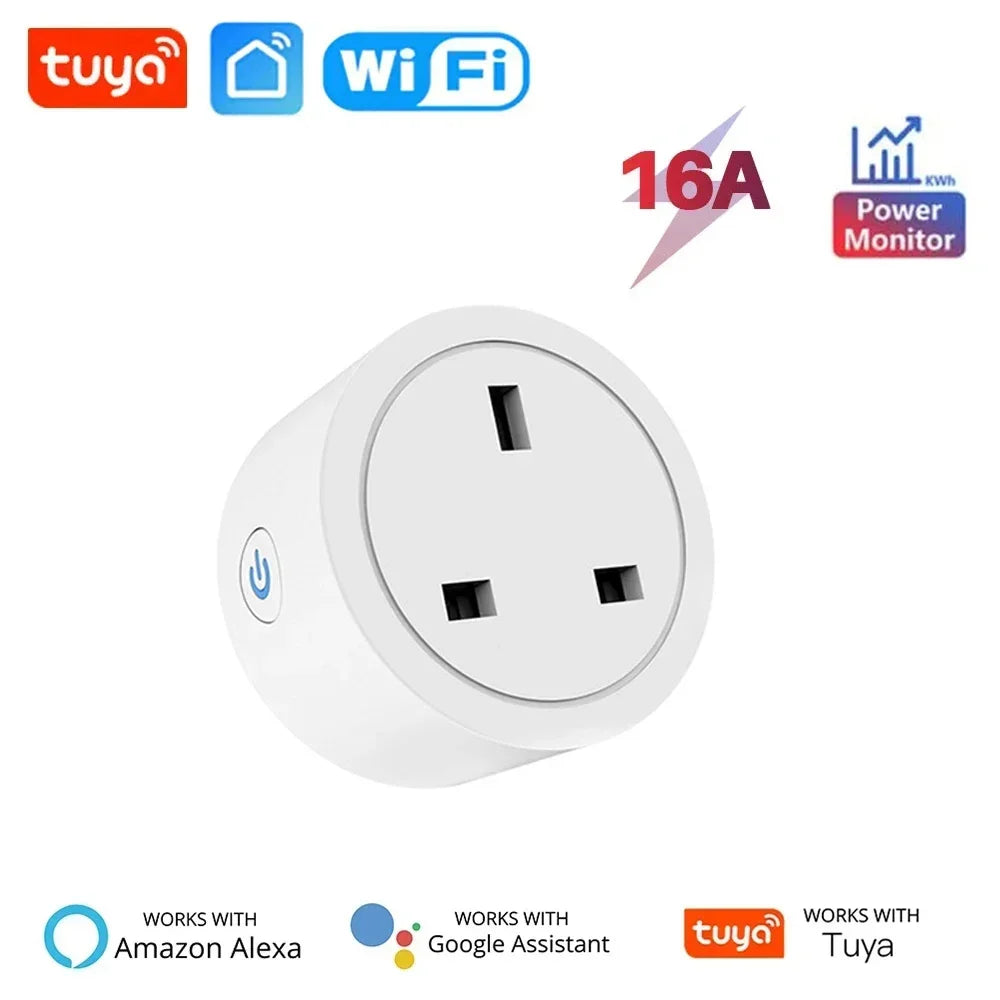 TUYA WIFI Smart Socket With Voice Control