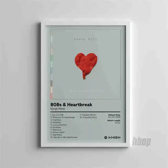 Kanye West Hip-Hop Album Poster