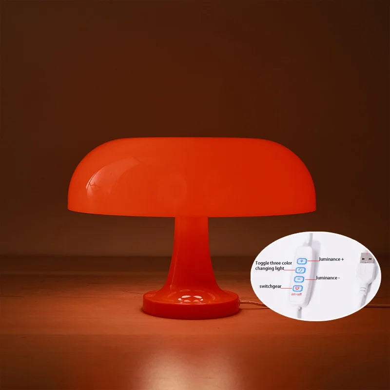 Mushroom Table Desk Lamp