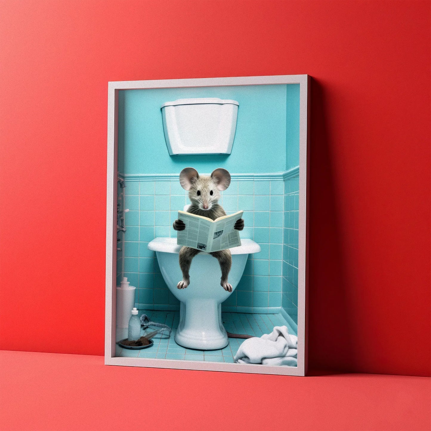 Funny Animal Canvas Wall Art