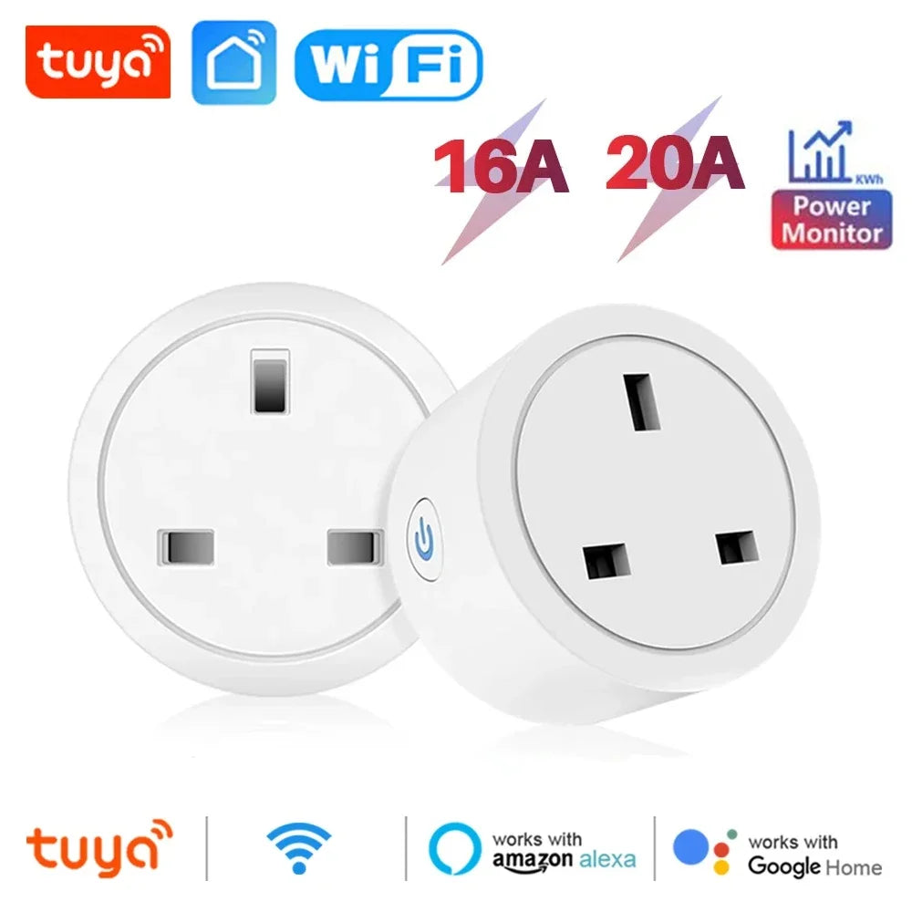 TUYA WIFI Smart Socket With Voice Control