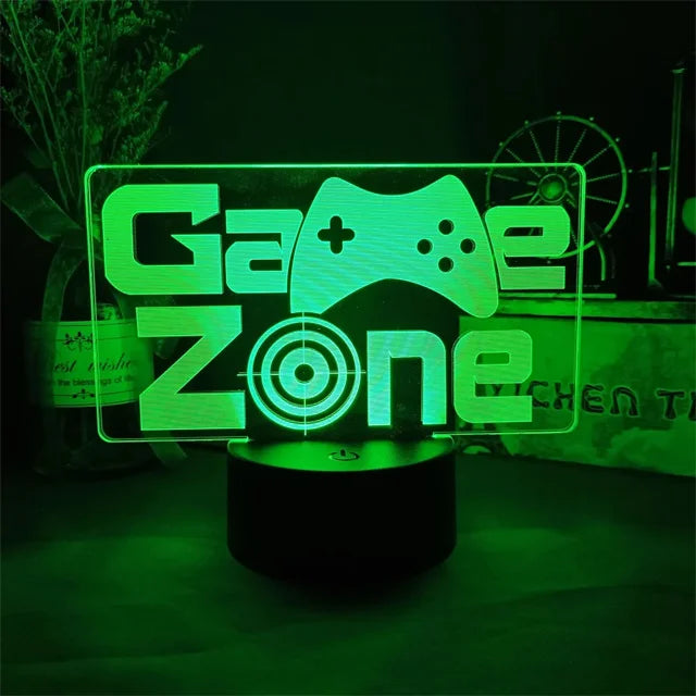 3D LED RGB Gaming Lamp