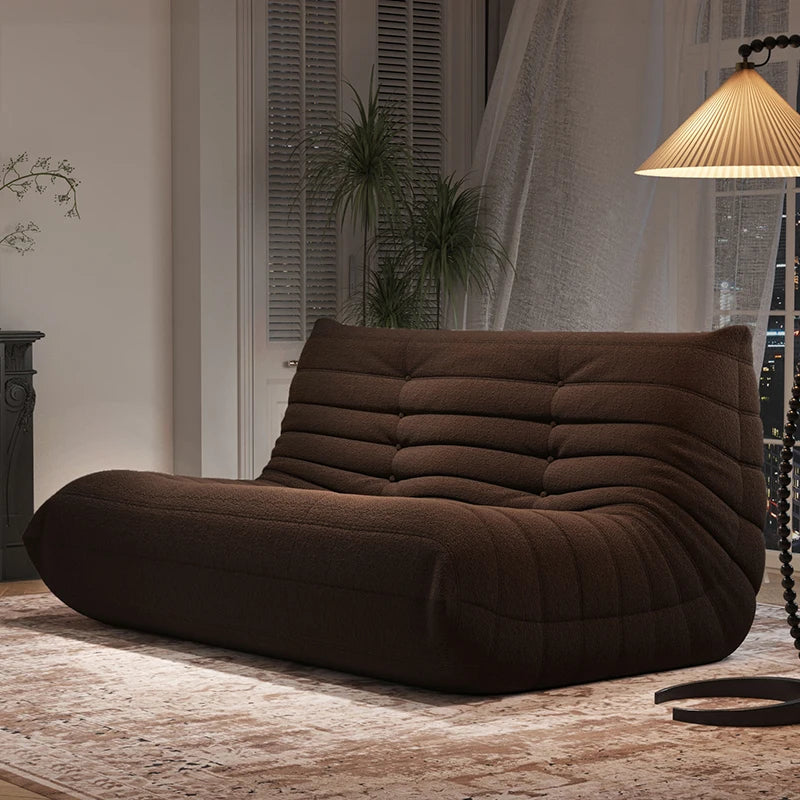 Cloud Furniture Minimalist Tatami Sofa – Lazy Reclining Caterpillar Leisure Chair