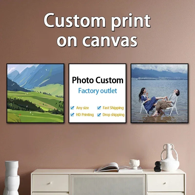 YWDECOR Custom Canvas Print