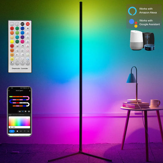 Smart Tuya Corner Floor Lamp