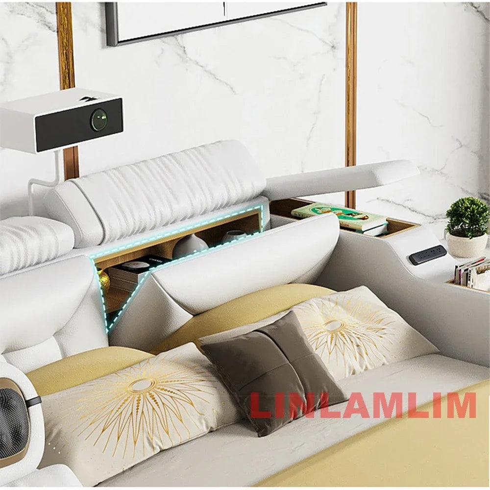 Linlamlim Modern Smart Bed – Futuristic Multifunctional Massage Bed