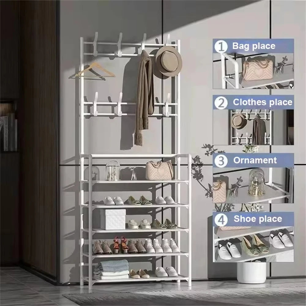 Multi-Layer Shoe & Hat Rack